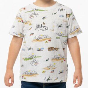 Hanna Andersson Organic Cotton Short Sleeve Tee Kids Size 4 100cm